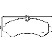 Brembo Jarrupalasarja (4kpl), levyjarru P 50 150