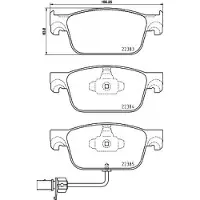Brembo Jarrupalasarja (4kpl), levyjarru P 85 153X