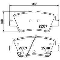 Brembo Jarrupalasarja (4kpl), levyjarru P 30 067X