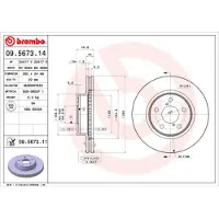 Brembo Jarrulevy BREMBO 09.5673.11