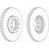 FERODO Jarrulevy FCR329A, 1 Kappale