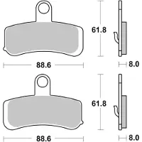 Brembo 07hd15sa Sinteroidut Jarrupalat