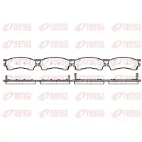 REMSA Jarrupalat Etu, 0415.04 - Mazda - 626, Xedos, Mx-6. Ford - Probe