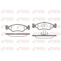 REMSA Jarrupalat Etu, 0119.10 - Ford - Fiesta, Escort, Ka, Puma, Orion, Courier. Mazda - 121