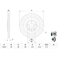 Bosch Jarrulevy (1kpl) 0 986 479 E41