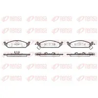 REMSA Jarrupalat Etu, 0570.02 - Chrysler - Sebring, Stratus. Dodge - Stratus