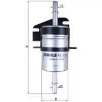 Knecht Polttoainesuodatin KL 238