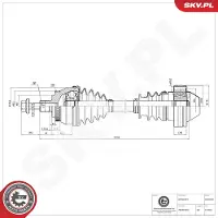 ESEN SKV Vetoakseli 40SKV099