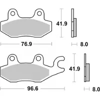 Brembo 07071 Orgaaniset Jarrupalat