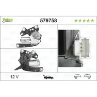 Valeo Tuulilasinpyyhkimen moottori 579758