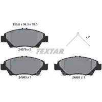 Textar Jarrupalasarja (4kpl), levyjarru 2497901