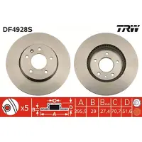 TRW Jarrulevy (1kpl) DF4928S