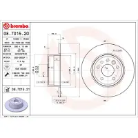 Brembo Jarrulevy 08.7015.21