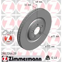 ZIMMERMANN Jarrulevy (1kpl) 290.2264.20