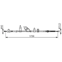 Bosch Vaijeri, seisontajarru 1 987 482 566
