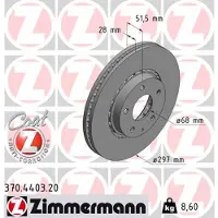 ZIMMERMANN Jarrulevy (1kpl) 370.4403.20