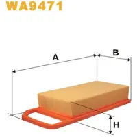 WIX FILTERS Ilmansuodatin WA9471