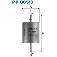 FILTRON Polttoainesuodatin PP 865/3