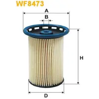 WIX FILTERS Polttoainesuodatin WF8473