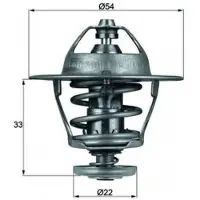 MAHLE ORIGINAL Termostaatti, jäähdytysneste TX 53 85D