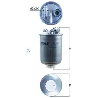 MAHLE ORIGINAL Polttoainesuodatin KL 410D