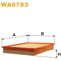 WIX FILTERS Ilmansuodatin WIX FILTERS WA6783