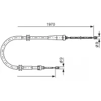 Bosch Vaijeri, käsijarru 1 987 482 253