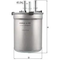 MAHLE ORIGINAL Polttoainesuodatin KL 838