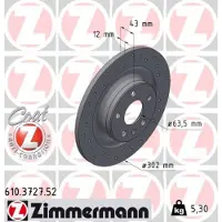 ZIMMERMANN Jarrulevy (1kpl) 610.3727.52