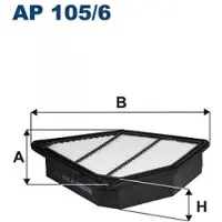 FILTRON Ilmansuodatin AP 105/6