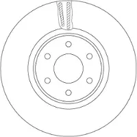 TRW Jarrulevy (1kpl) DF6968S