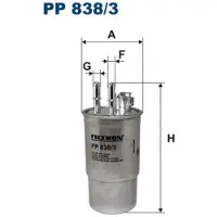 FILTRON Polttoainesuodatin PP 838/3