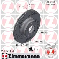ZIMMERMANN Jarrulevy (1kpl) 150.3428.54