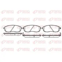 REMSA Jarrupalat Etu, 0293.12 - Nissan - Sx-serie, Maxima