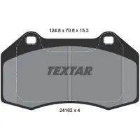 Textar Jarrupalasarja (4kpl), levyjarru 2416201