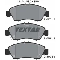 Textar Jarrupalasarja (4kpl), levyjarru 2169701