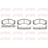 REMSA Jarrupalat Etu, 0354.02 - Mitsubishi - Citroen - Peugeot