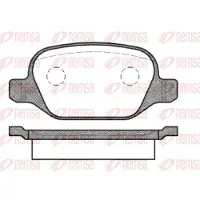 REMSA Jarrupalat Taka, 0727.10 - Alfa romeo - 156, 147, Gt, Crosswagon. Lancia - Lybra. Fiat - Linea