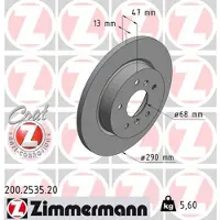 ZIMMERMANN Jarrulevy (1kpl) 200.2535.20