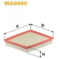 WIX FILTERS Ilmansuodatin WA9960