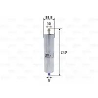 Valeo Polttoainesuodatin 587074