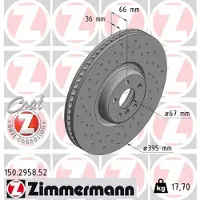 ZIMMERMANN Jarrulevy (1kpl) 150.2958.52