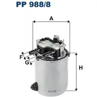 FILTRON Polttoainesuodatin PP 988/8