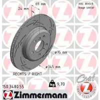 ZIMMERMANN Jarrulevy (1kpl) 150.3480.55