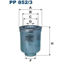 FILTRON Polttoainesuodatin PP 852/3
