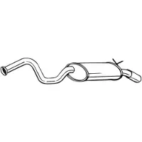 Bosal Takaäänenvaimennin 278-639