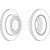 FERODO Jarrulevy FCR340A, 1 Kappale