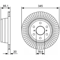 Bosch Jarrulevy (1kpl) 0 986 479 W32