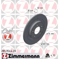 ZIMMERMANN Jarrulevy (1kpl) 285.3544.20