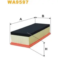 WIX FILTERS Ilmansuodatin WA9597